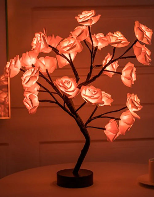 Load image into Gallery viewer, LED Rose Flower Table Lamp
