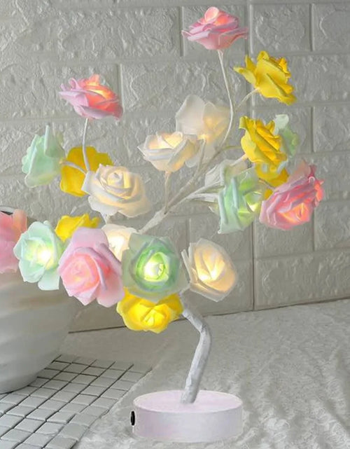 Load image into Gallery viewer, LED Rose Flower Table Lamp
