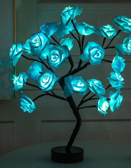 Load image into Gallery viewer, LED Rose Flower Table Lamp
