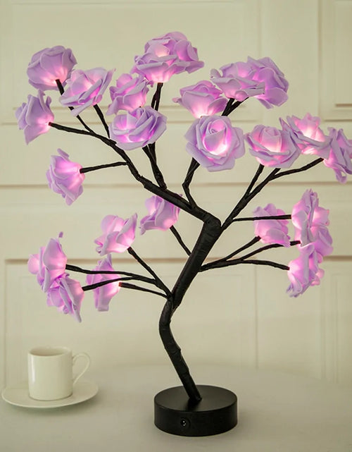 Load image into Gallery viewer, LED Rose Flower Table Lamp
