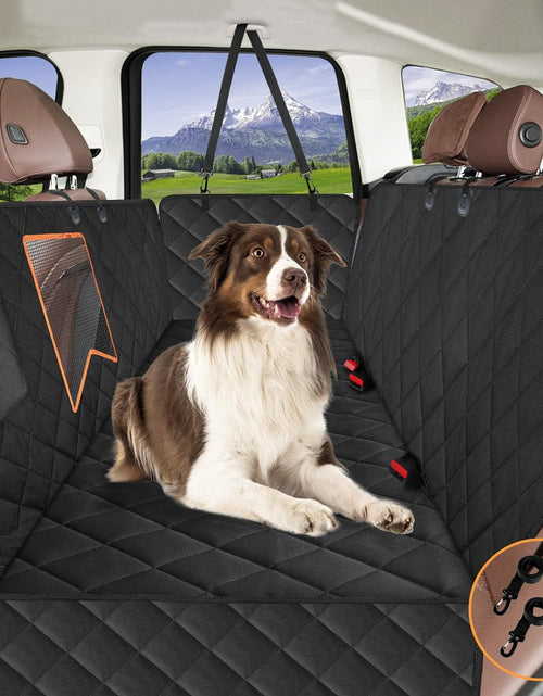 Load image into Gallery viewer, Dog Car Seat Cover for Back Seat, 100% Waterproof Dog Car Hammock with Mesh Window, Anti-Scratch Nonslip Durable Soft Pet Dog Seat Cover for Cars Trucks and SUV
