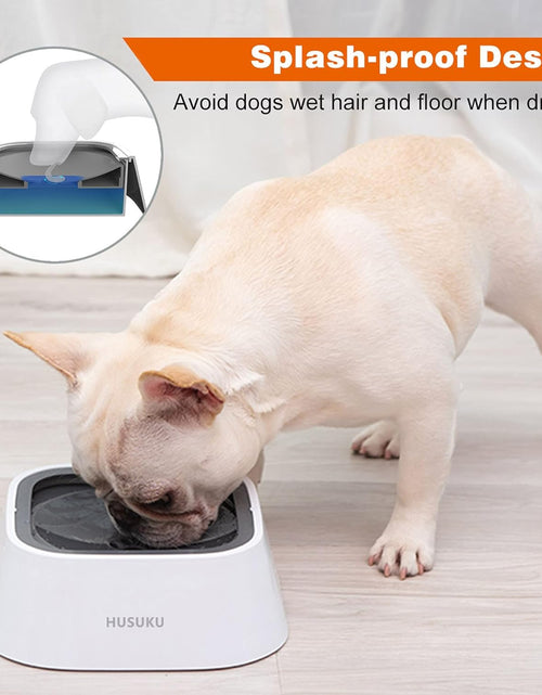 Load image into Gallery viewer, Dog Bowl Dog Water Bowl Pet Water Bowl Slow Water Feeder Dog Bowl No-Slip Pet Water Dispenser 35Oz Feeder Bowl
