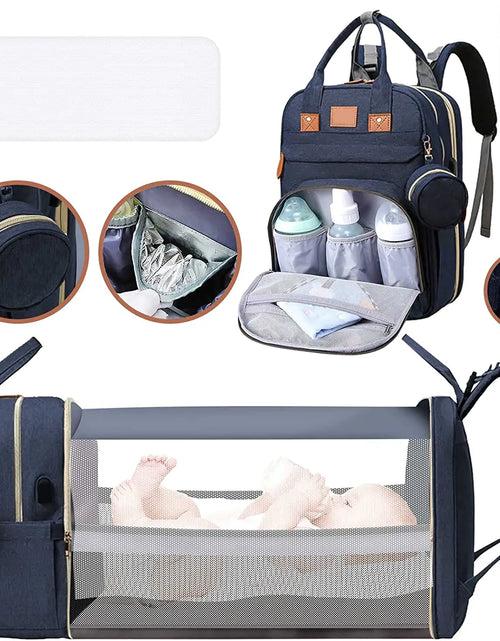 Load image into Gallery viewer, Changing Station Diaper Backpack
