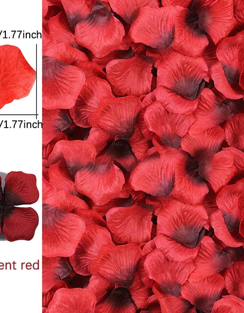 Load image into Gallery viewer, 3000 Pcs Rose Petals Artificial Silk Flower Petals for Valentine Day Wedding Party Flower Decoration

